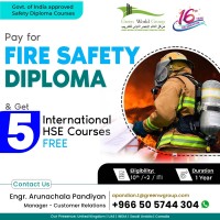 Pay for Fire Safety Diploma  Get 5 Intl HSE courses FREE…