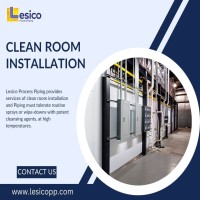 Clean Room Installations | Lesico Process Piping